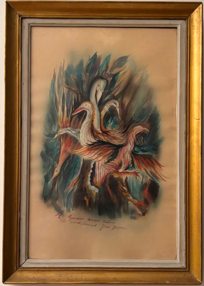 Jean DAPRAI (1929-2019)
The birds
Watercolor...