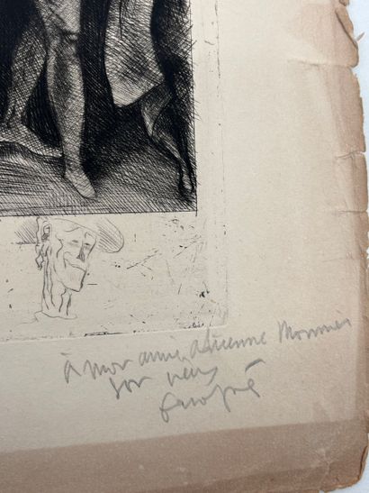 Lot :
- Marc CHAGALL (1887-1985)
L'échelle...