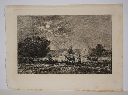 Lot :
- Charles DAUBIGNY (1817-1878)
Printemps
Estampe...