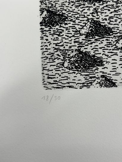 Markus RAETZ (1941-2020) 
Petit tas
Gravure...