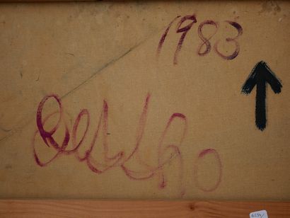Modern school
Untitled
Oil on canvas signed...