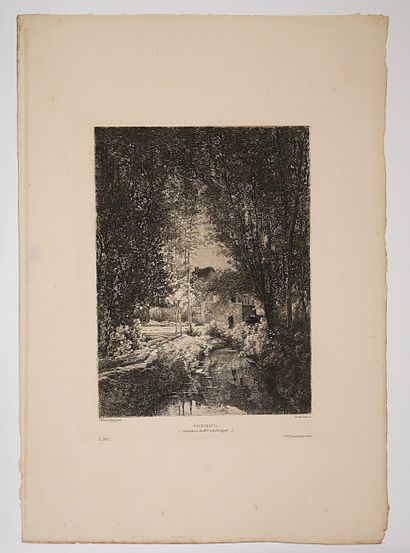 Lot :
- Charles DAUBIGNY (1817-1878)
Printemps
Estampe...