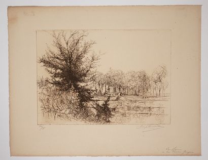 Eugène DELATRE (1864-1938)
- La Seine à la...