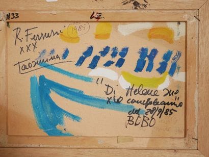 Robert FERRUZZI (1927-2010)
Barques sur la...