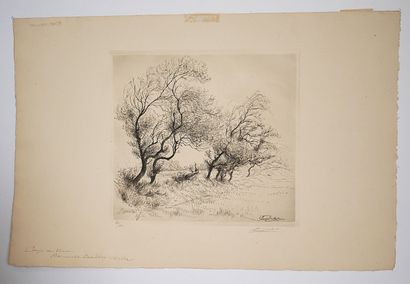 Eugène DELATRE (1864-1938)
- Coup de vent...