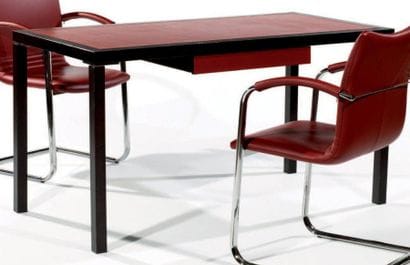TRAVAIL CONTEMPORAIN
Bureau en placage de...