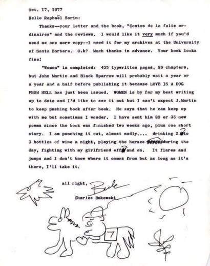 CHARLES BUKOWSKI
Écrivain américain, poète...