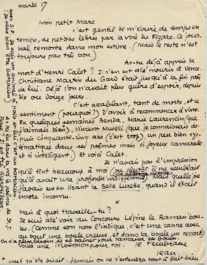 JEAN PAULHAN. (1884-1968)
Écrivain, critique,...