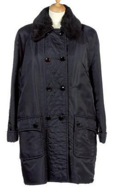 FISHELIS
Pelisse en nylon de soie noir, col...