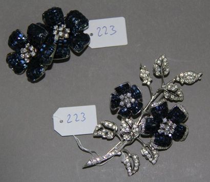 ANONYME
Demi-parure en argent composé d'une...