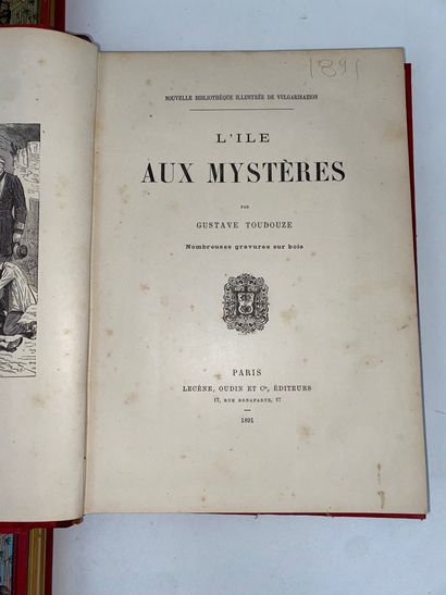 Set of 10 Prix books, with multicolored and...