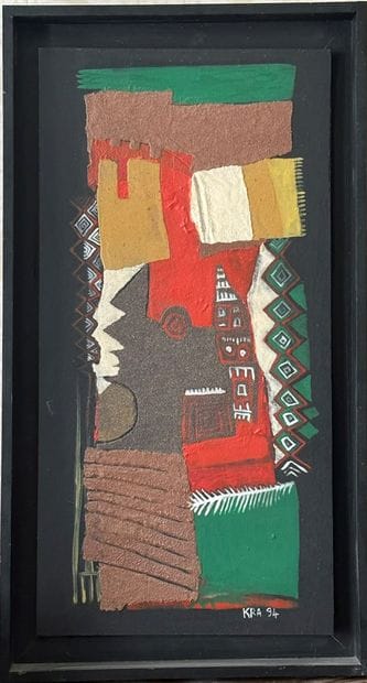 N'guessan KRA (1954-)
Mythologie (vert ciel...
