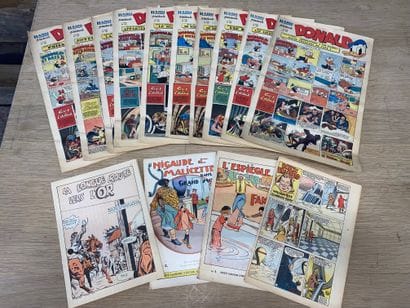 Important lot de BD et livres d’enfants,...