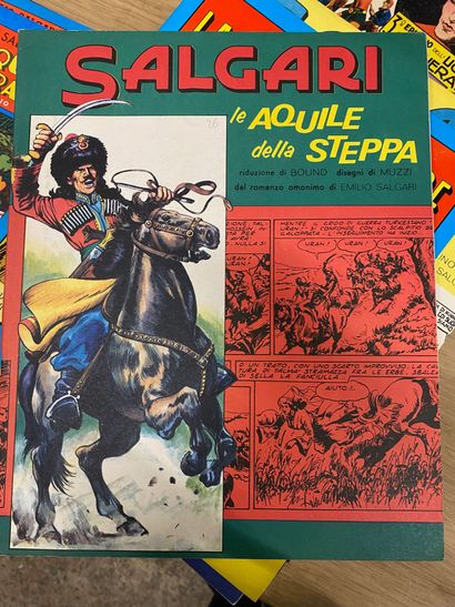 Large collection of vintage Italian comic...