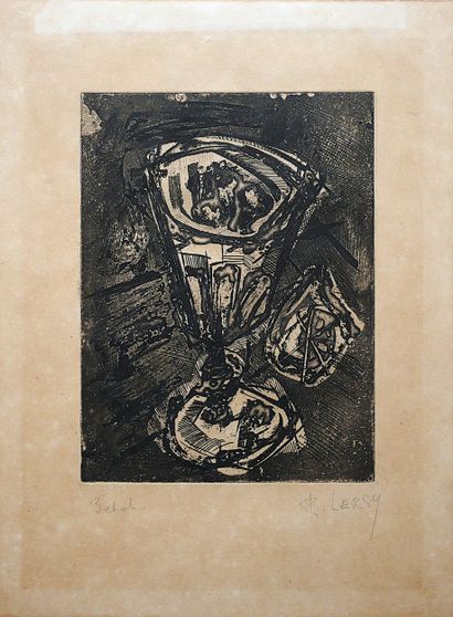 Roger LERSY (1920–2004)
- The Glass
Etching...