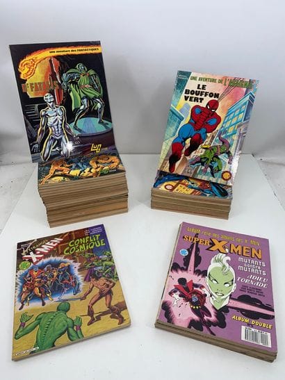 SUPER-HEROS MARVEL 
Ensemble de BD sur les...