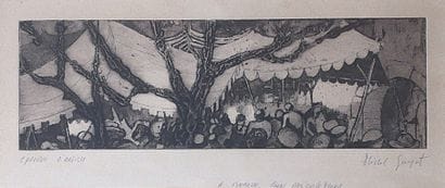 Michel GUYOT (20th century)
The Tents
Etching...