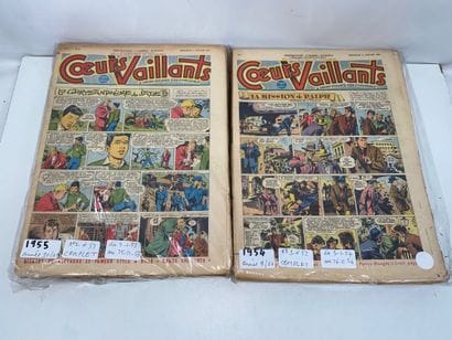 CŒURS VAILLANTS 
Important lot, comprenant...