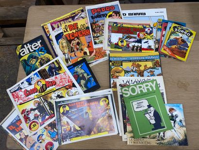 Lot de BD italiennes diverses.
Principalement...