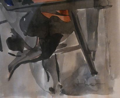 Jean-Marie HUBERT
Sans titre
Aquarelle signée...