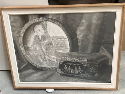 Jean FREOUR (1919-2010) 
Nature morte au...
