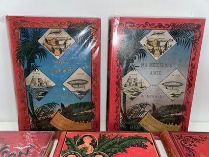 Set of 17 books with publishers' hardcover...