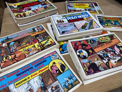 Set of Italian comic books (reprints), including:
-...