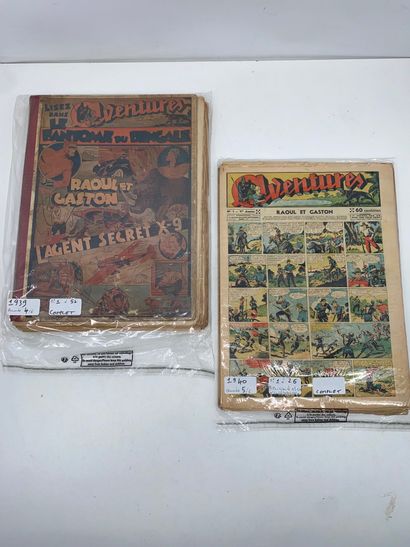 ADVENTURES 
Set of comic books, including:...