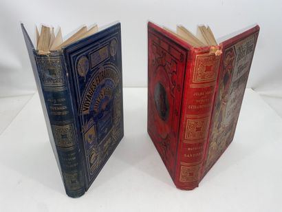 Jules VERNE 
Set including: 
From the Earth...
