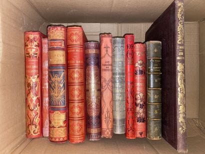 Lot de 7 cartons contenant environ 110 livres...