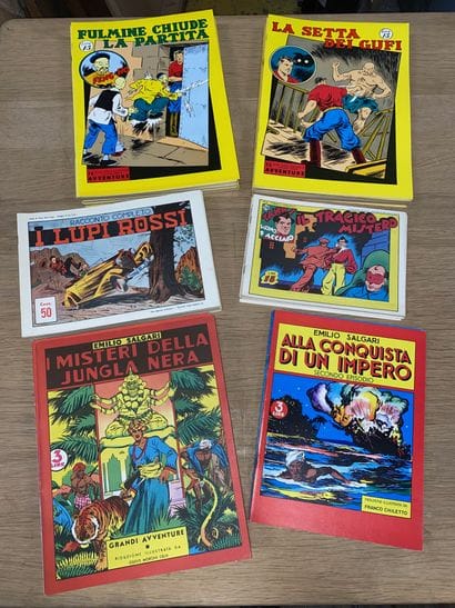 Important lot d’environ 290 BD (italien),...