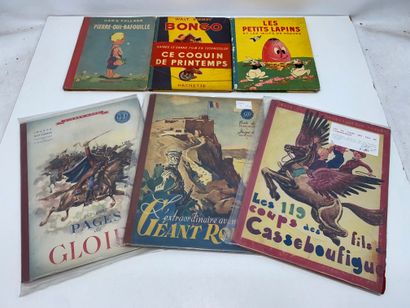 TARZAN et divers 
Lot comprenant :
-	Tarzan,...