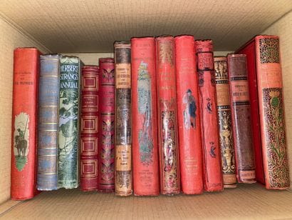 Lot de 7 cartons contenant environ 110 livres...