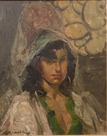 Richard DURANDO TOGO (1910- ?) 
Portrait...