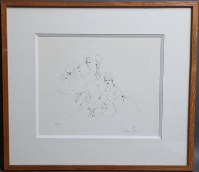 Léonor FINI (1908–1996)
Study of Women
Etching,...