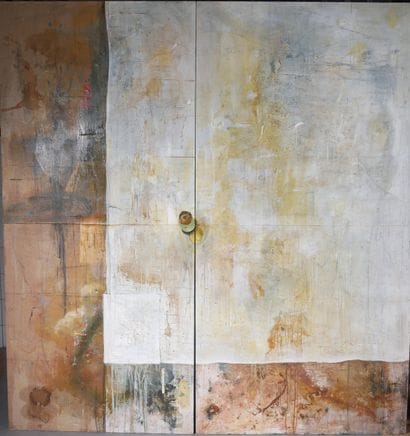 Kevin LARMON (1955-) 
Floe (janvier 1990)
Diptyque,...