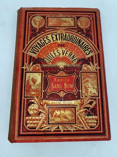 Jules, VERNE 
Famille sans Nom
Grand in-8...