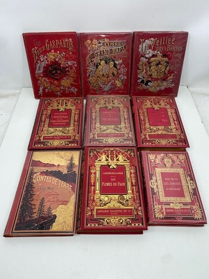 Set of 9 award-winning books, hardcover editions...