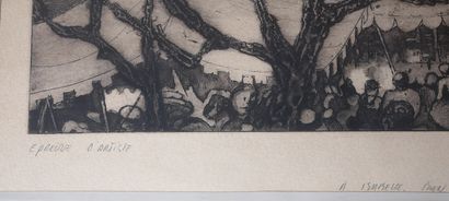 Michel GUYOT (20th century)
The Tents
Etching...