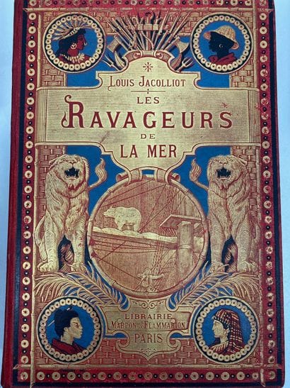 Lot de 9 livres de Prix à cartonnages d’éditeurs...