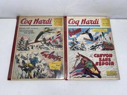 COQ HARDI 
Important lot comprenant :
-	16...