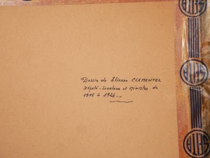 Etienne CLEMENTEL (1864-1936) 
Antibes
Encre...