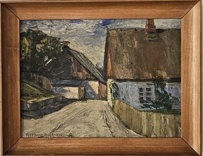 Arthur NIELSEN (1883-1946)
L'entrée du village
Huile...
