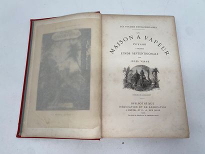 Jules VERNE 
The Steam House
Large 8vo, illustrated.
Red...