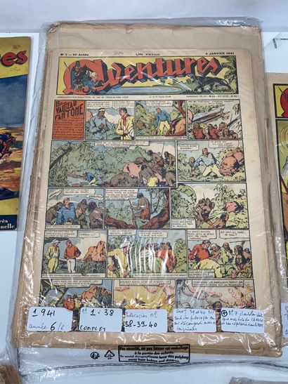 ADVENTURES 
Set of comic books, including:...