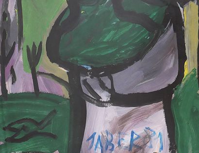 AL Maajoub JABER (1938-2021)
Couple
Gouaches...