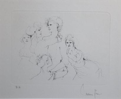 Léonor FINI (1908–1996)
Study of Women
Etching,...