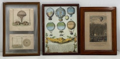 Three prints on the theme of hot-air balloons
24...