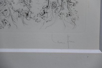 Léonor FINI (1908–1996)
Young Girl with Flowers
Etching,...