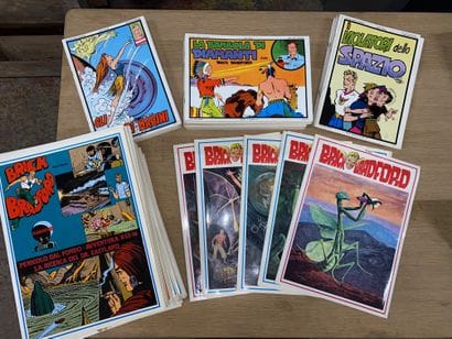 Lot de BD italiennes (rééditions), comprenant...